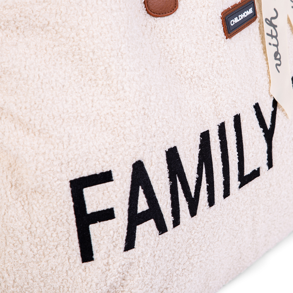 Geanta Childhome Family Bag Teddy Alb | Spatioasa - imagine 3