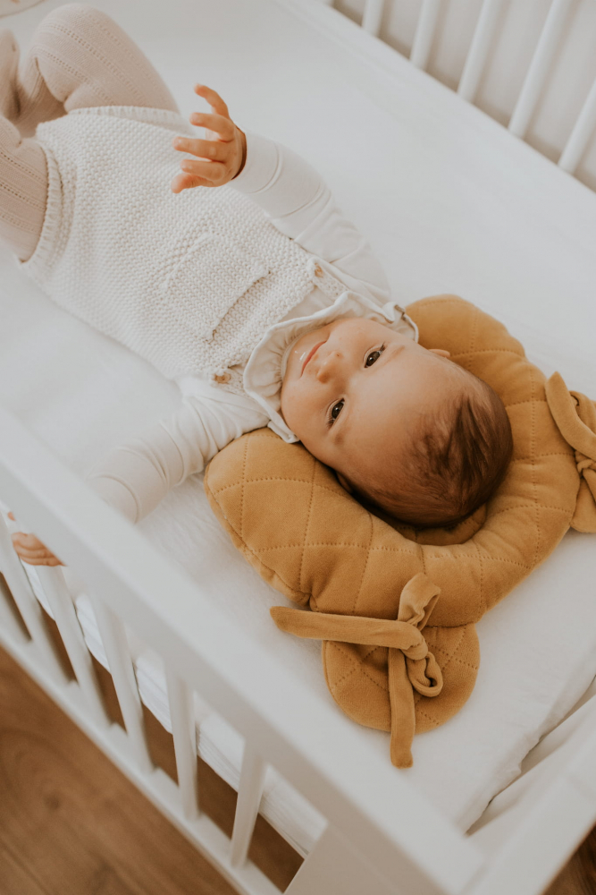 Perna Nor Pufos Royal Baby Anti-Plagiocefalie Pink - imagine 5