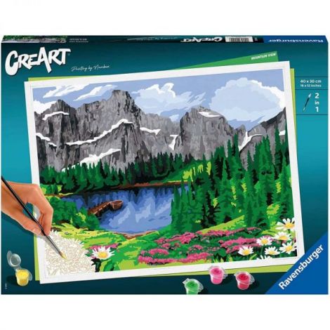 Creart Vedere Montana - Pictura Relaxanta Ravensburger