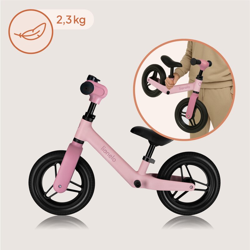 Bicicleta Fără Pedale Lionelo Toni, Ultra-Ușoară - imagine 5