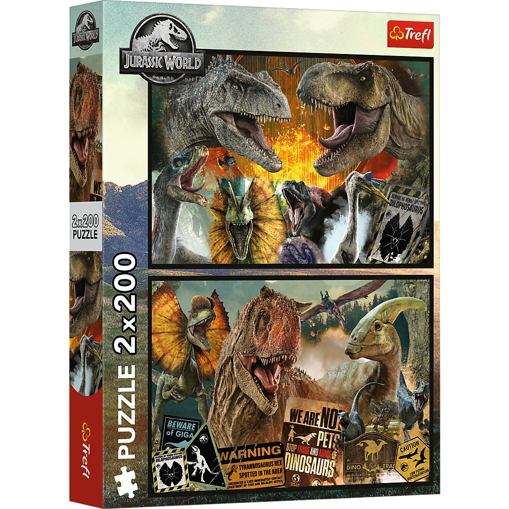 Puzzle Trefl Jurassic World, 2x200 piese