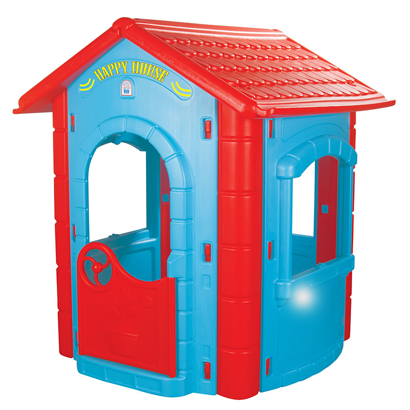 Casuta Gradina Pilsan Happy House BlueRed, 112x131 cm