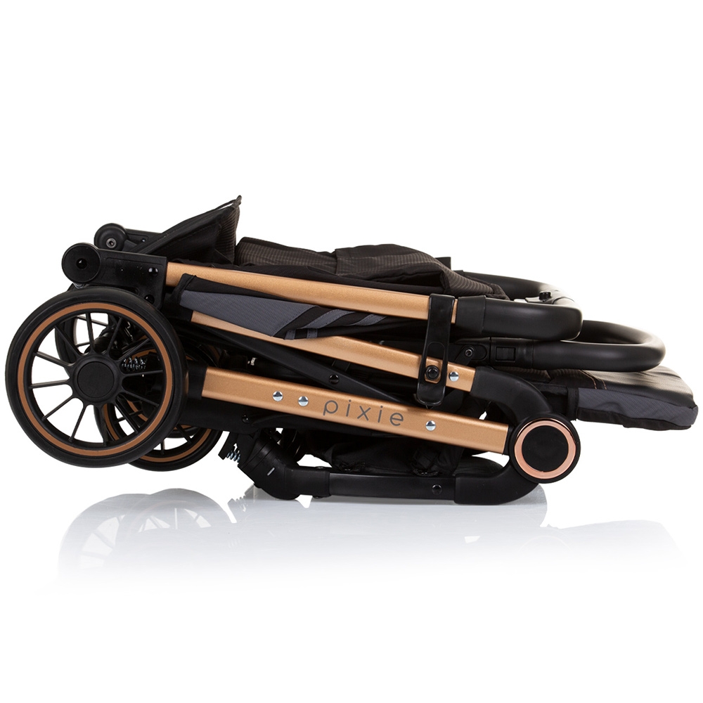 Carucior Chipolino Pixie, Obsidian Gold, 0-22kg - imagine 3