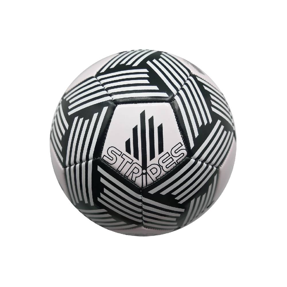 Minge Fotbal Mandelli Stripes Gri - Mărime 5