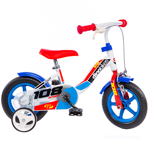 Bicicleta Dino Bikes Albastru cu Mâner Părinți - imagine 4