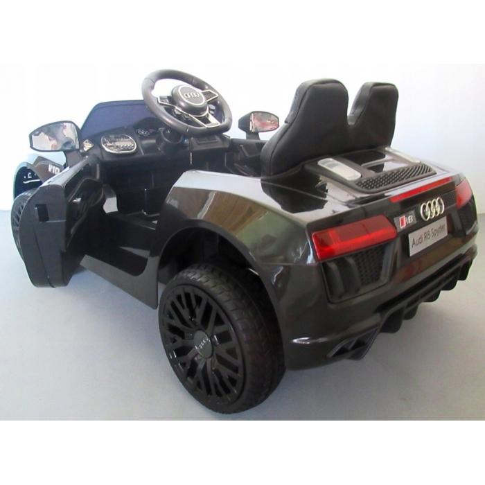 Masinuta Electrica Audi R8 R-Sport Negru 70W cu Telecomanda - imagine 2