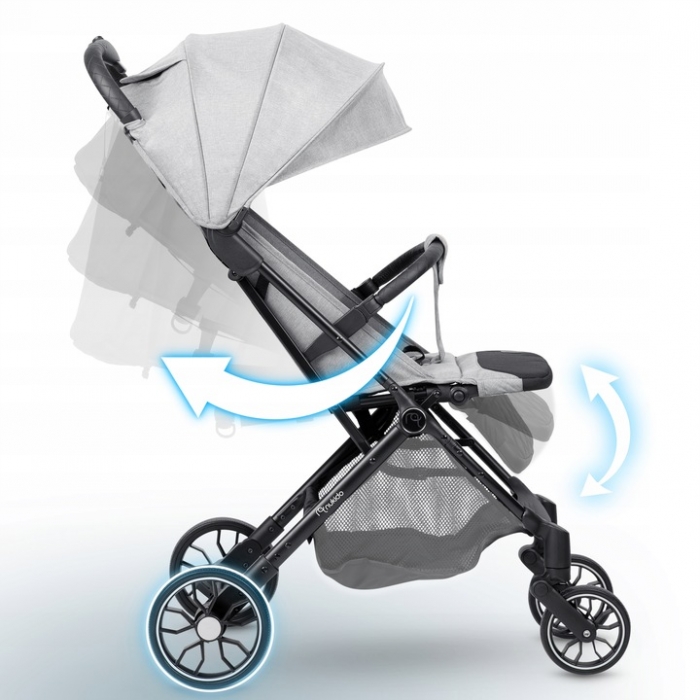 Carucior Compact Nukido Paseo - Călătorii Ușoare - imagine 5