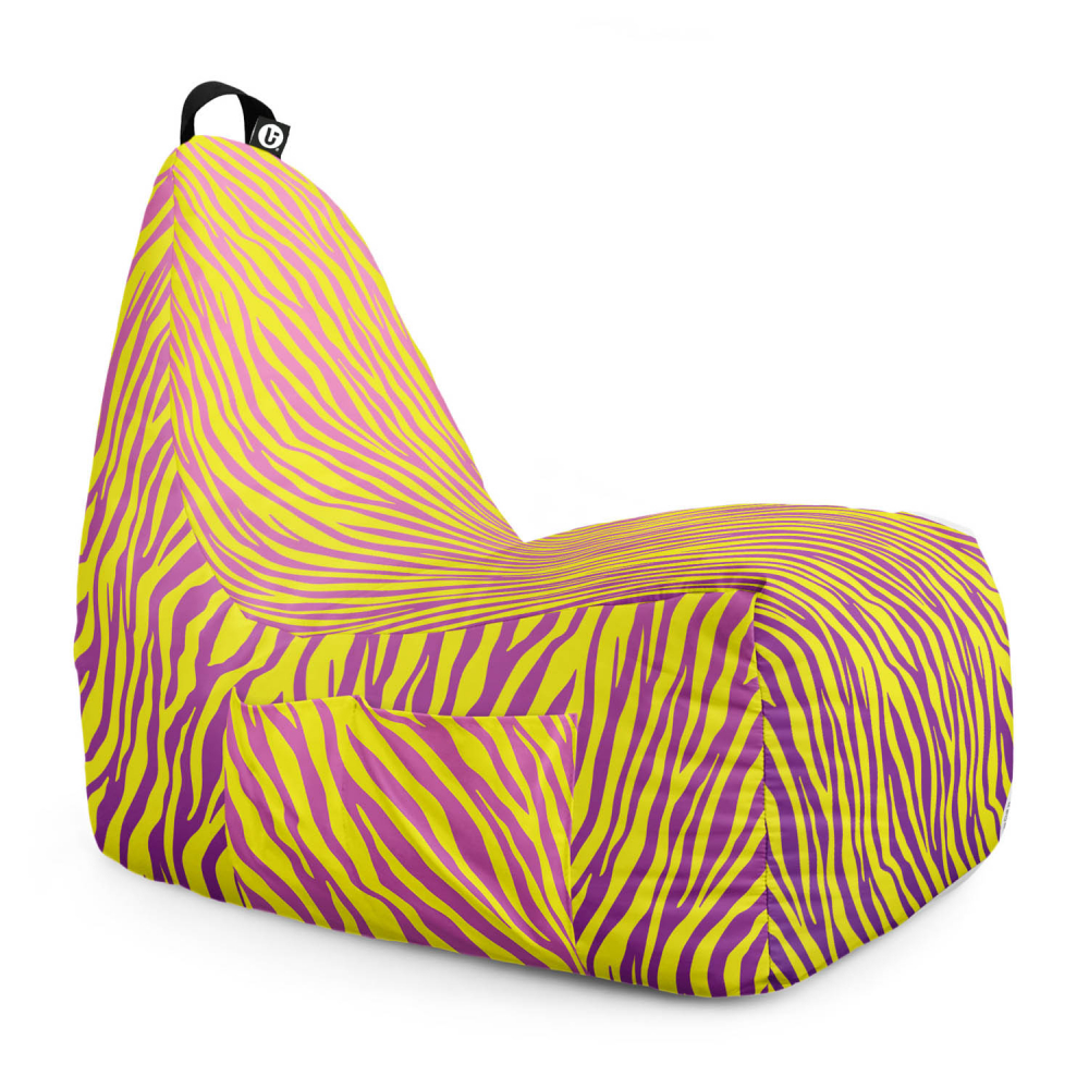 Fotoliu Puf XL Zebra Updeco | Relaxare Maximă - imagine 6