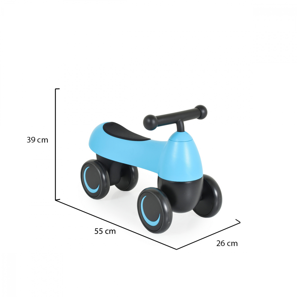 Byox Bugsy Albastru - Vehicul Ride-On fără pedale - imagine 6