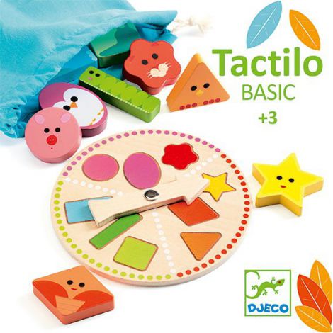 Joc Educativ Djeco TactiloBasic - Recunoaștere Forme