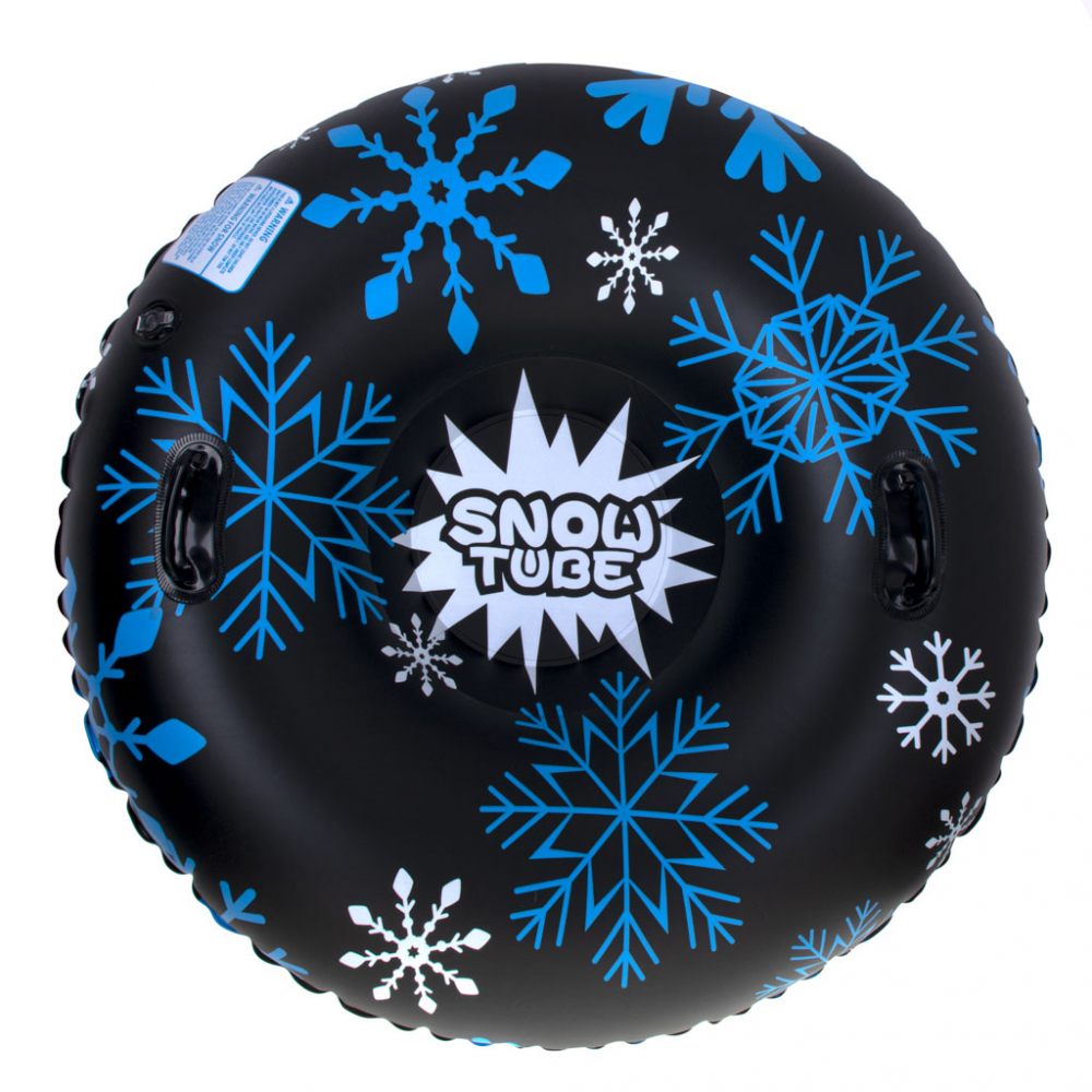 Sanie Gonflabilă Ikonka 95cm Black Snowflake - imagine 2