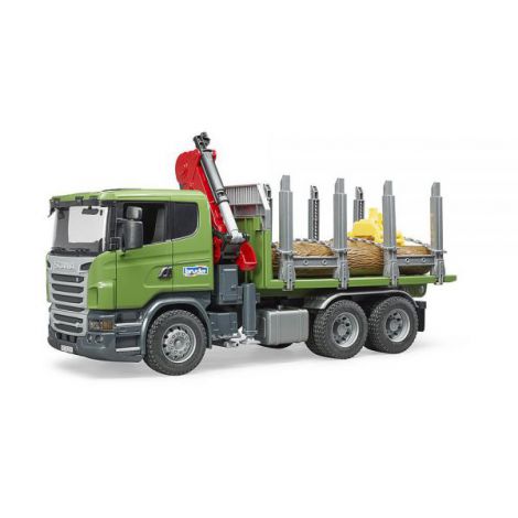 Camion Forestier Scania cu Macara Bruder - imagine 6
