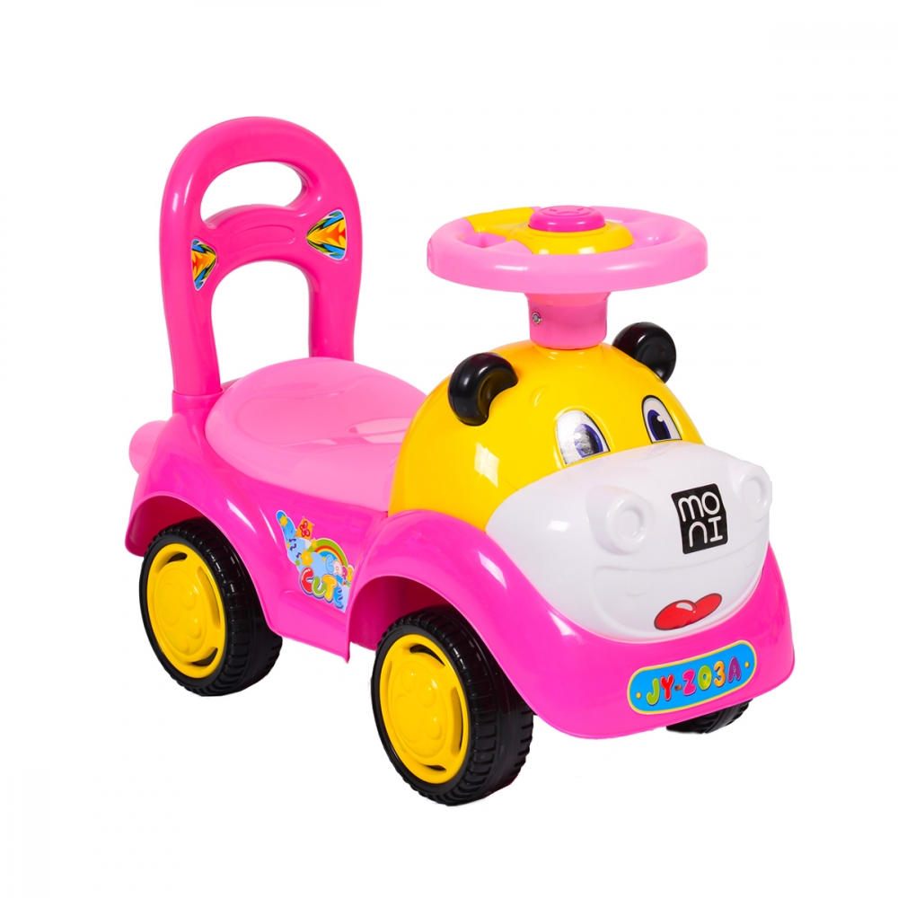 Masinuta Moni Super Car Pink, Muzicala