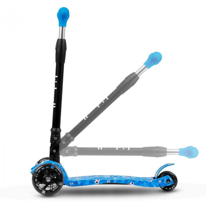 Trotineta Kidwell Vento Football, Pliabilă, cu LED - imagine 2