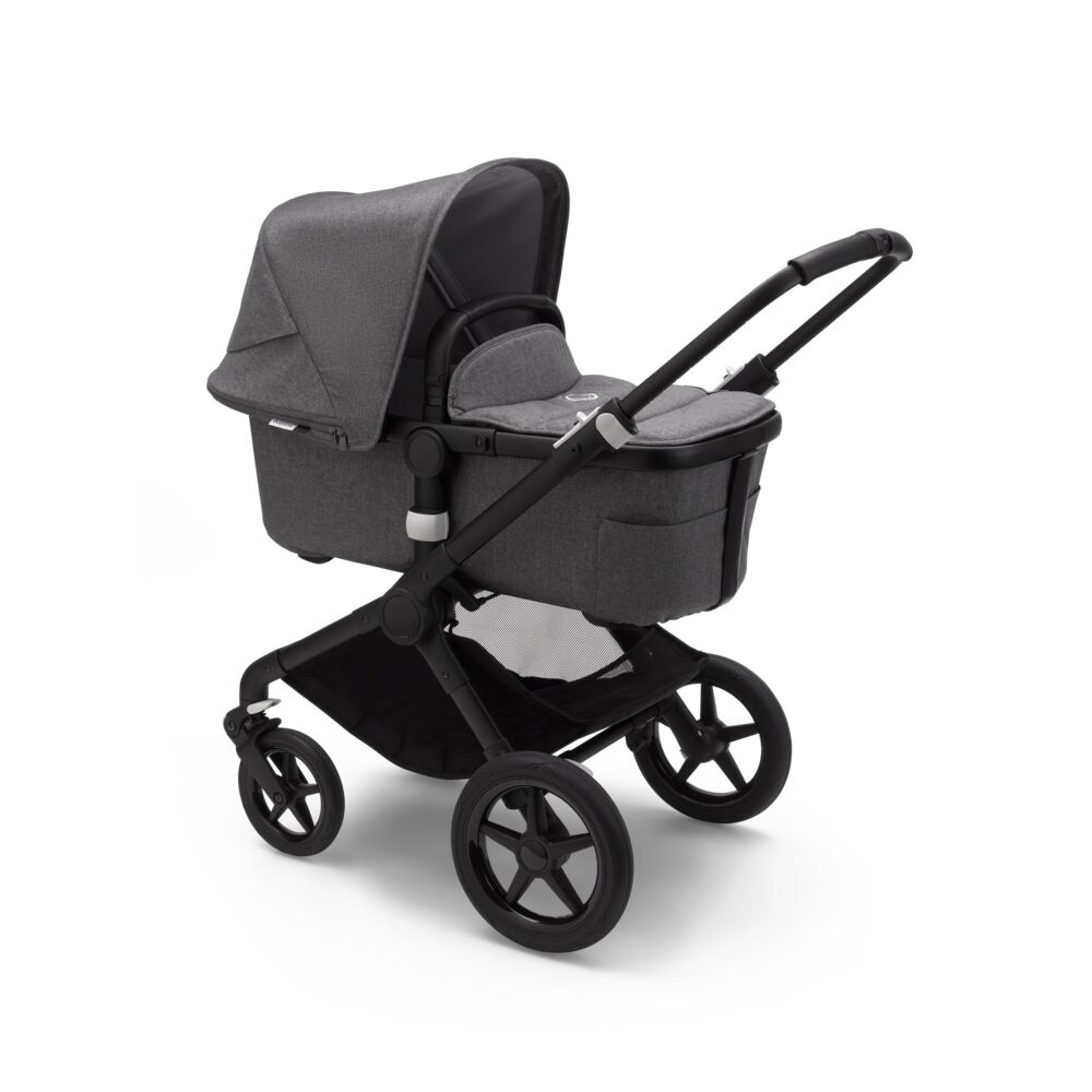 Bugaboo Fox 2 Black Grey Melange 2 in 1 - imagine 2