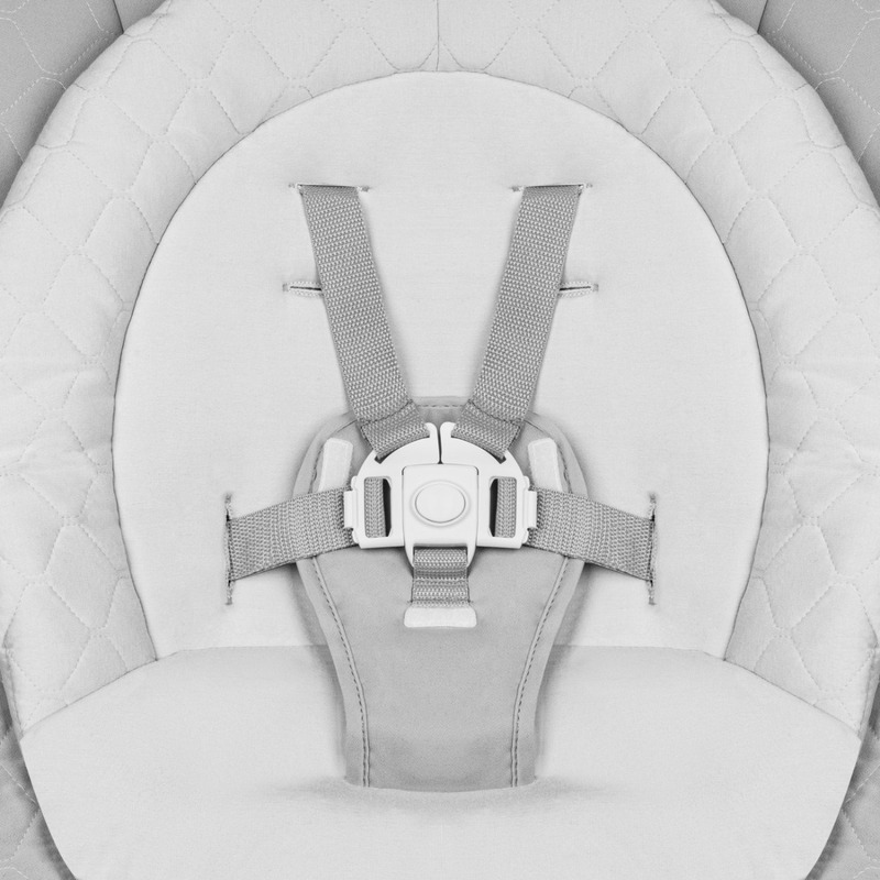 Balansoar electric Lionelo Bella Gri, multifuncțional - imagine 2