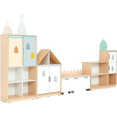 Set Mobilier Castel Moje Bambino - Închidere Silentioasă - imagine 7