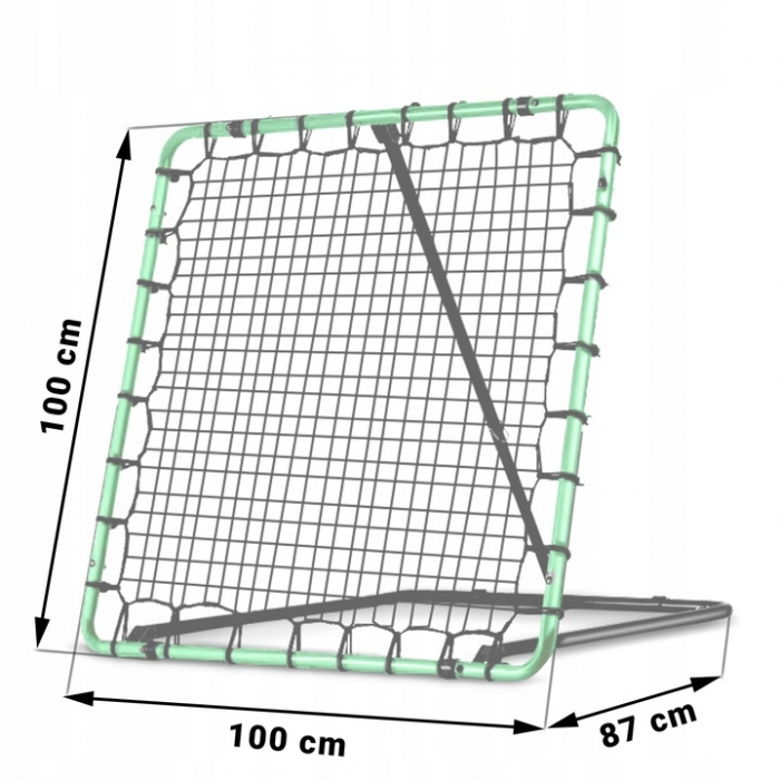 Rebounder Neo-Sport 100x100cm - Antrenament Fotbal - imagine 5