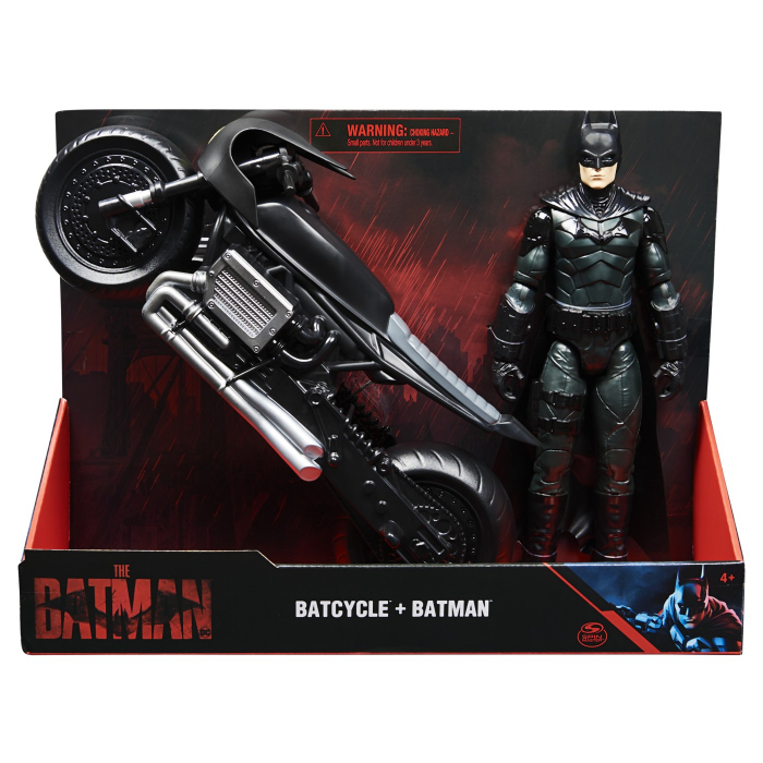 Batman + Motocicleta 30cm | Figurina Colectie