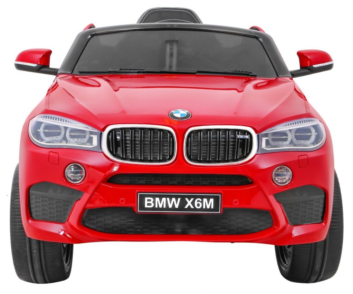 Mașinuță Electrică BMW X6M Visiniu Metalizat - imagine 2
