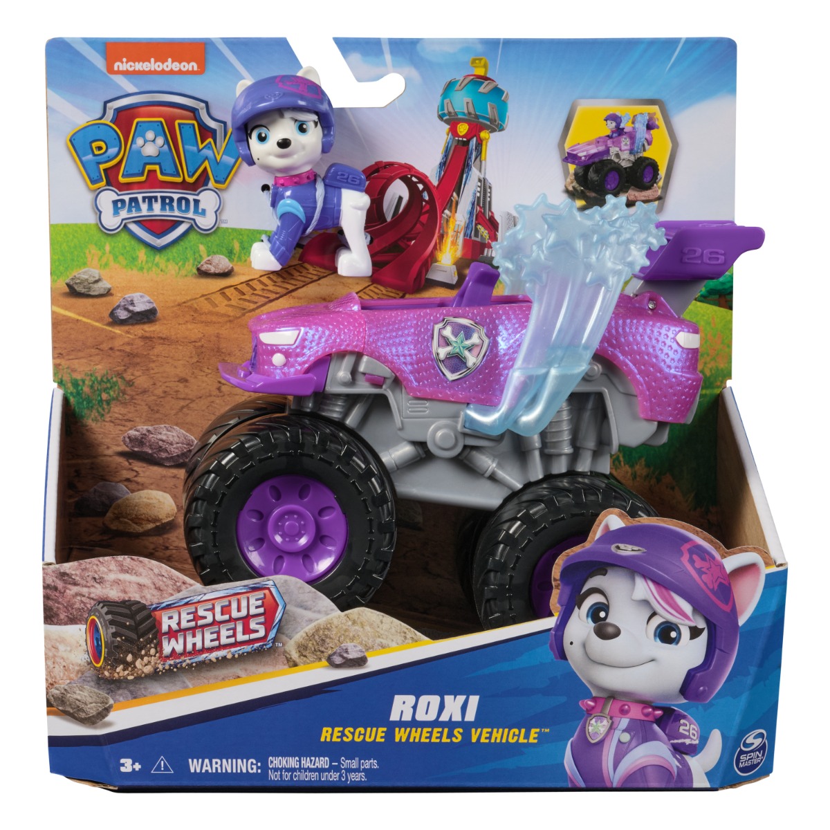 Paw Patrol Roxi Rescue Wheels Vehicul Figurină