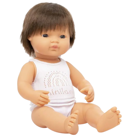 Papusa Educationala Miniland Baietel 38 cm