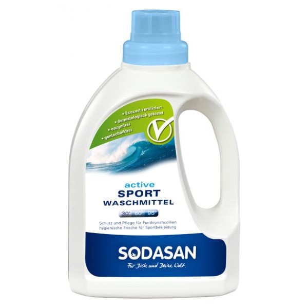 Detergent Sport Sodasan Bio 750ml - Eliberează Mirosurile