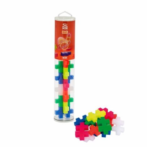 Set Constructie Plus-Plus Neon 15 Piese Educativ - imagine 2