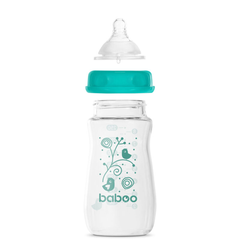 Biberon Baboo Anticolici Sticlă 250ml - imagine 3