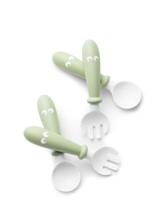 Set BabyBjorn Lingurițe Furculite Bebeluși 4 buc