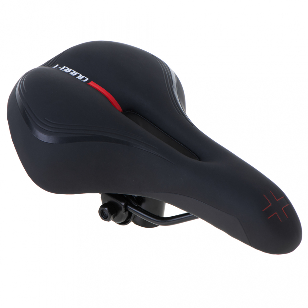 Șa Bicicletă Ergonomică Ikonka, Poliuretan, Negru - imagine 3