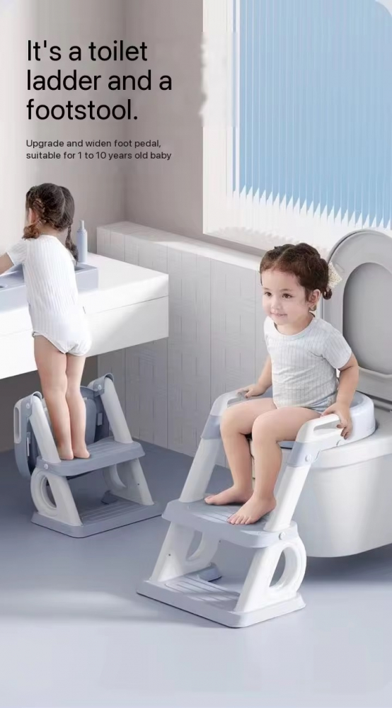 Reductor Toaleta Little Mom Blue Pliabil - imagine 10