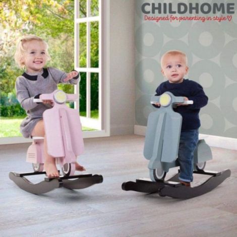 Balansoar Childhome Scooter Roz - Dezvoltă Echilibrul - imagine 5