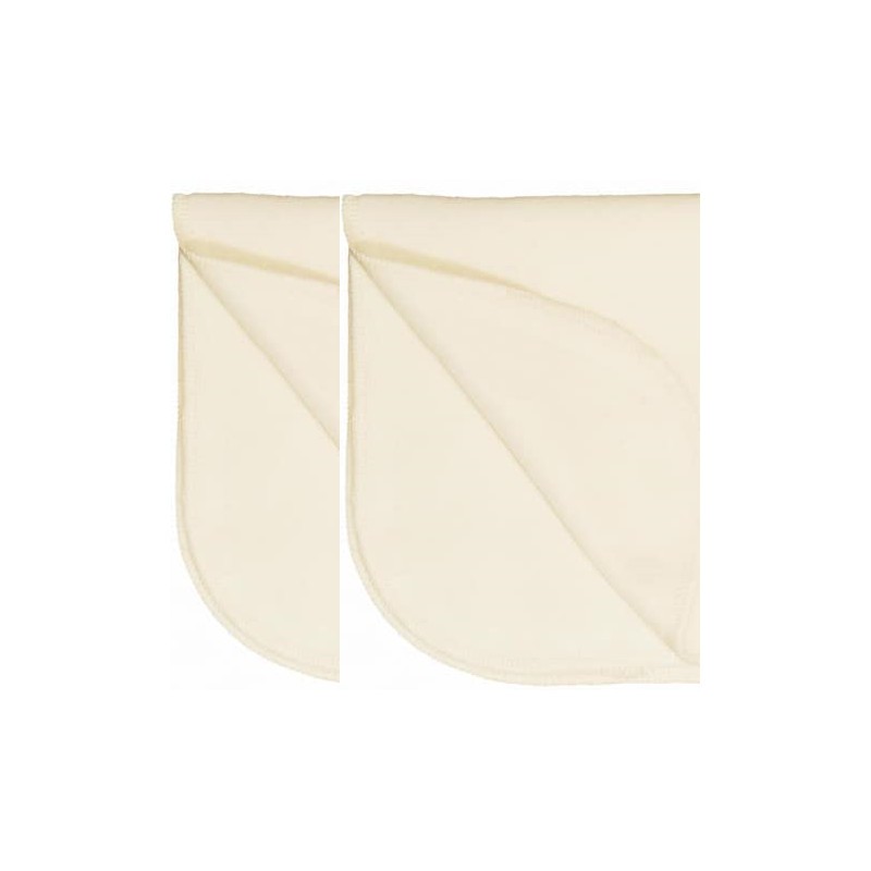 Set 2 Scutece Molton Kreis Design, Alb, 40x40 cm