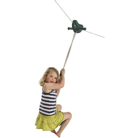 Tiroliana KBT cu Leagan Rotund, 30m, Verde - imagine 8
