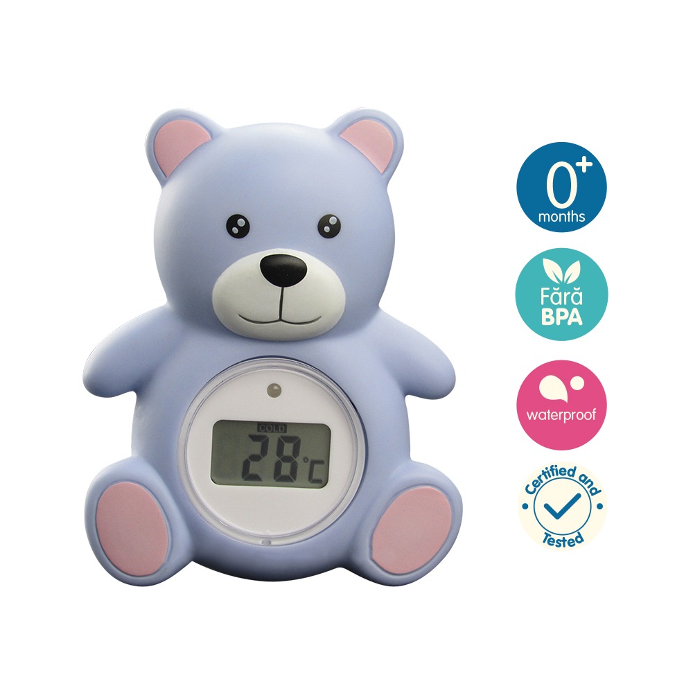 Termometru Baie Easycare 2 în 1 Digital Ursulet