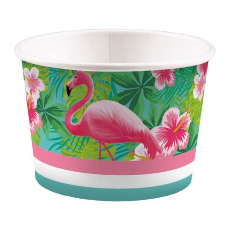 Set 8 Boluri Flamingo Amscan | Party Decor