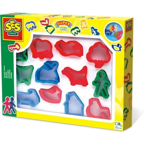 Ses Creative 12 Forme Plastilină - Set Complet