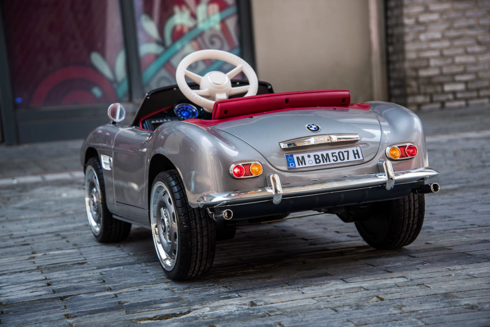 Masinuta Electrica BMW 507 Argintiu 12V Piccolino