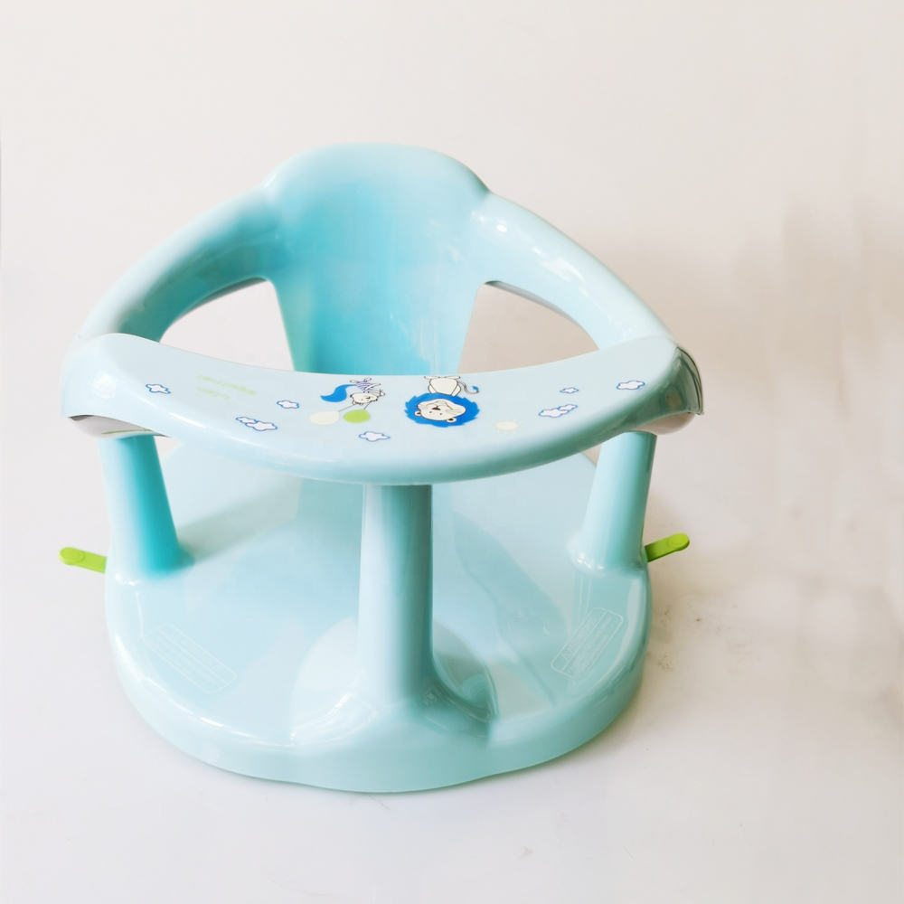 Scaun baie Little Mom Light Blue, ergonomic, 6 luni+ - imagine 2