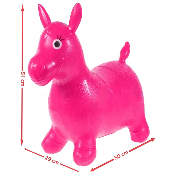Malplay Ponei Pink Saritor Gonflabil | Jucărie Exterior - imagine 2