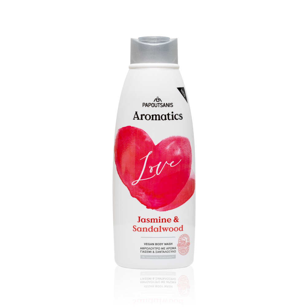 Gel de dus Vegan Iasomie & Santal Aromatics, 600ml