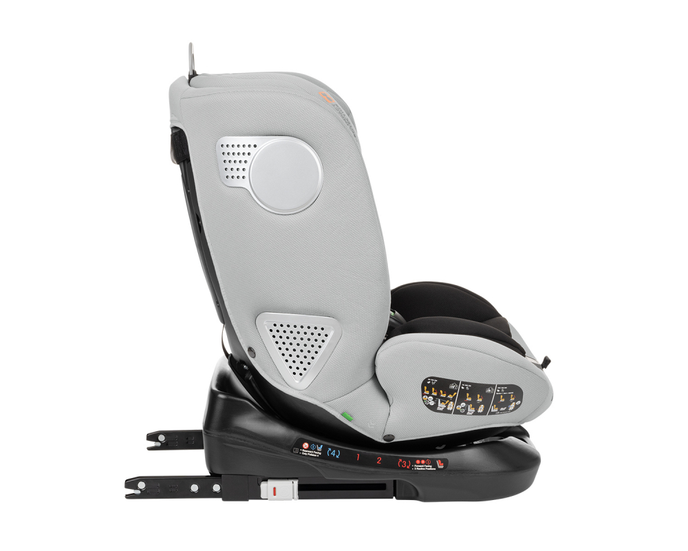 Scaun Auto Kikkaboo i-Moove Light Grey, 40-150 cm - imagine 2