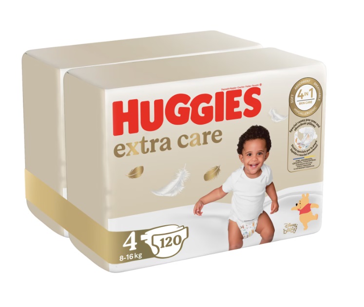 Huggies Extra Care Mega Box 120 scutece 8-16kg - imagine 4