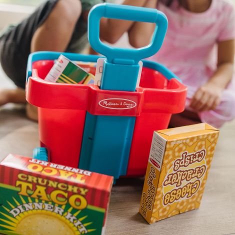 Cos Cumparaturi Melissa & Doug cu Accesorii - imagine 6