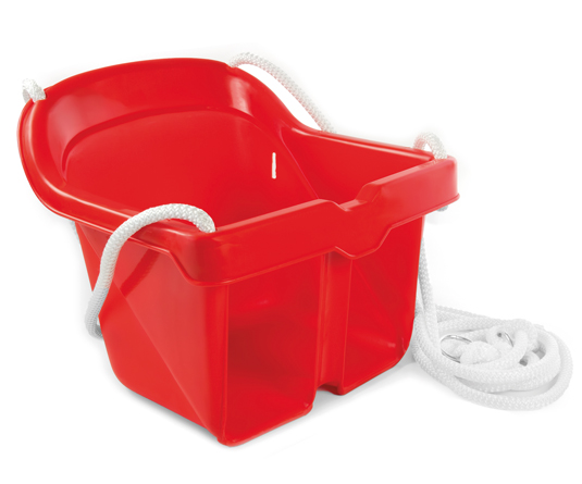 Leagan Plastic Mochtoys Rosu, Exterior, 2 Ani+