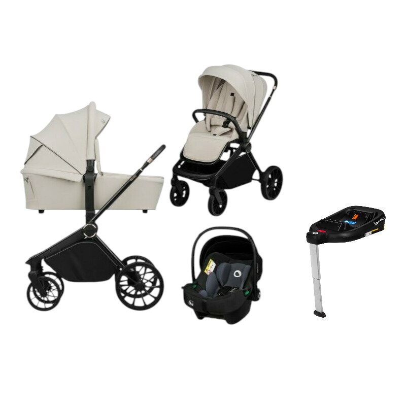 Carucior 4 in 1 Lionelo Mika Plus cu Scaun Auto ADAC