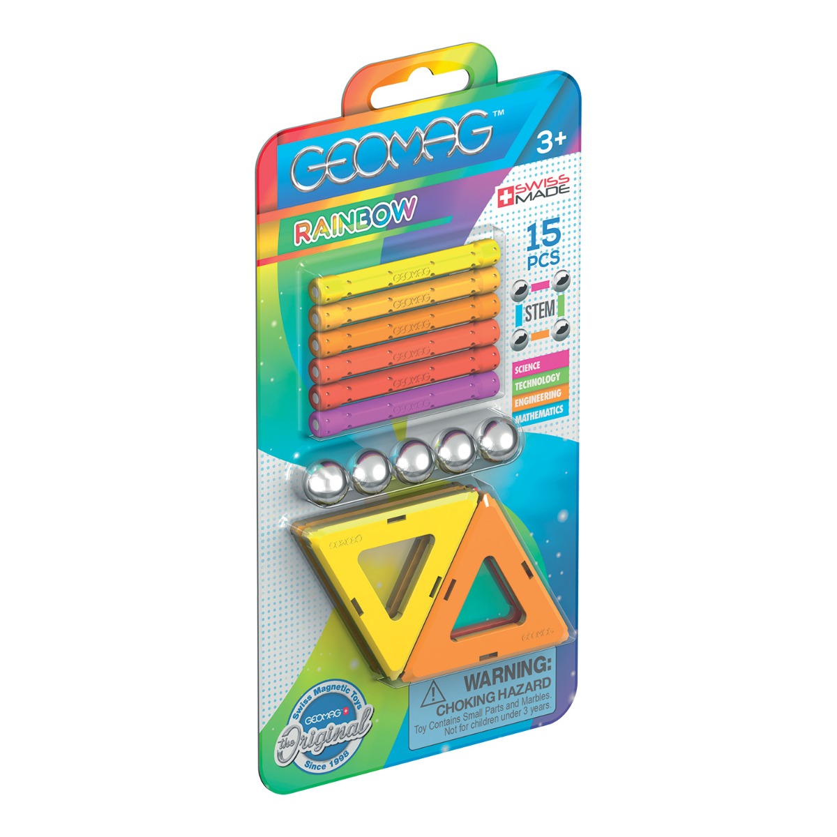 Geomag Rainbow Warm, 15 piese