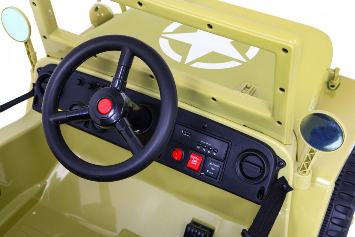 Jeep Militar Lux 4x4 Bej | Autokids - imagine 5