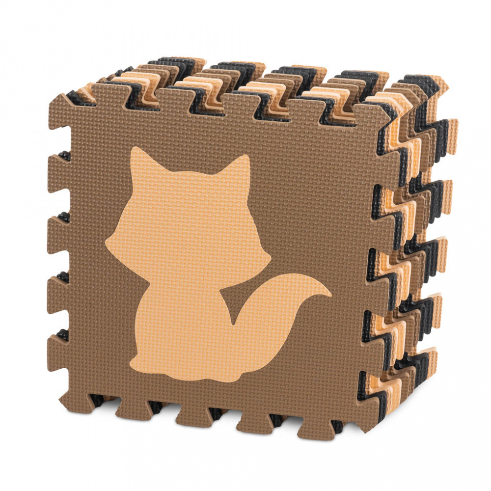 Covoras Puzzle Ikonka 9 piese | Joc Educativ Sigur - imagine 6